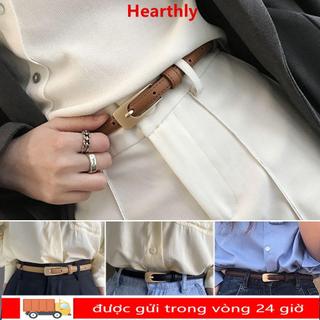 HEARTHLY Khóa Kim Loại Thắt Lưng Nữ Retro Vintage Quần Đầm Thắt Lưng