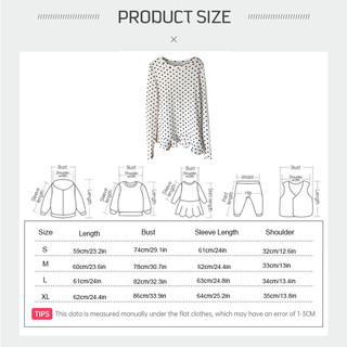Nova-Áo thun nữ cổ điển kiểu Pháp chấm bi thời trang đơn giản Slim Fit cổ tròn dài tay Áo thun nữ ren viền hàng đầu