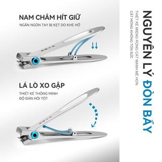 Bấm Móng Tay Chuyên Dụng Cho Móng Cứng Dày, Kềm Cắt Móng Chân Thép Không Gỉ Chuyên Nghiệp Với Độ Mở Rộng, Thiết Kế Chống Bắn Tung Tóe, Dụng Cụ Làm Móng Tay & Móng Chân Dễ Dàng Cho Tiệm Làm Móng & Sử Dụng Tại Nhà