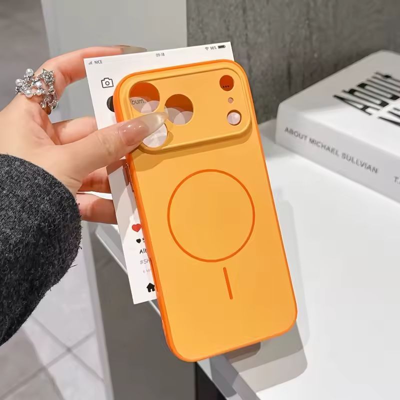Ốp Lưng Silicon Chống Sốc Màu Sắc Nổi Bật Cho iPhone 17 16 Pro Max 17E 16E iP17 iP16 4G 5G 2026