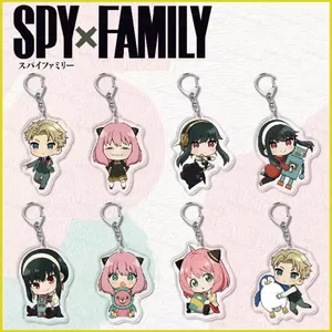 SQ3 Anime SPY x FAMILY Móc Khóa Acrylic Móc Khóa Túi Mặt Dây Chuyền Hoạt Hình Móc Chìa Khóa The Forge Yor Anya Lid GIft QS3