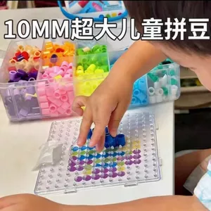 Gói Chất Liệu Đậu Phép Trọn Bộ 10mm Đậu Nành Bộ Đậu Phép iy Đồ Chơi Xếp Hình Spell Bean Tool Đậu Đậu Đậu Nành 4.11