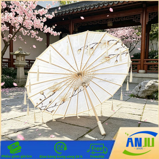 Ô Mini Vải Phong Cách Cổ điển Với Tua Rua, Họa Tiết Trung Quốc, ô Trang Phục Cổ Trang, Phụ Kiện Chụp ảnh Hán Phục