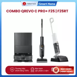 Combo robot hút bụi Roborock Qrevo C Pro Và Máy hút bụi lau sàn F25| F25 RT