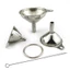 Phễu Inox Bộ Ba Mảnh Treo Hộ Gia Đình Nhà Bếp Dầu Rót Lớn Nhỏ Rượu Phễu Treo Nâng Rượu Đánh Thìa KEU7