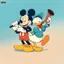 Độc Đáo Mickey Donald Vịt Sáng Tạo Xe Dán Hoạt Hình Cửa Sổ Ô Tô Miếng Dán Xe Máy Điện Chống Trầy Xước Miếng Dán Trang Trí 26.3.26