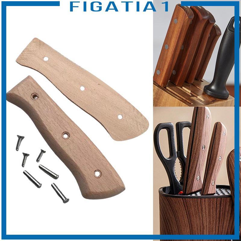 Bộ dụng cụ sửa chữa tay cầm dao bằng gỗ Phụ kiện làm dao nhà bếp Dụng cụ cắt thịt cho các dự án DIY tại nhà