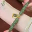 Vòng tay và mặt dây chuyền phong cách retro Trung Hoa, giả ngọc đính hạt kim cương - Quà tặng sang trọng cho nàng