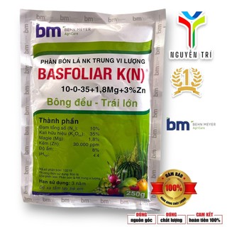 Basfoliar K(N) 10-0-35+Mg+Zn – Phân Bón Lá Kích Bông, Đậu Trái, Trái To 250g Chính Hãng