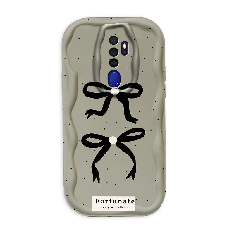 Thích Hợp Cho OPPO A9 2020 A5 2020 3D Cầm Tay Mềm TPU Hoạt Hình Dễ Thương Nơ Công Chúa Ốp Điện Thoại Chống Sốc