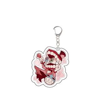 Amazing Digital Circus Anime Móc Khóa Pomni Jax Nam Móc Chìa Khóa Cho Nữ Hoạt Hình Hình Acrylic Móc Khóa Mặt Dây Chuyền Quà Tặng