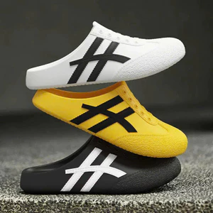 Giày Lười Siêu Nhẹ Unisex Nam/Nữ Chữ H, Dép Bíp Mũi Dáng Thể Thao Năng Động Size 36-45 ChiKy.Store