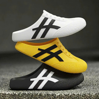 Giày Lười Siêu Nhẹ Unisex Nam/Nữ Chữ H, Dép Bíp Mũi Dáng Thể Thao Năng Động Size 36-45 ChiKy.Store