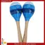Lục lạc gõ tay Maracas, Nhạc cụ lắc Rumba bằng gỗ dành cho trẻ em Người lớn, Bộ 2, Xanh lam Dễ dàng cài đặt Dễ dàng sử dụng