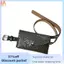 Đinh tán thời trang Gói thắt lưng sang trọng Fanny Pack Túi thắt lưng nữ nhỏ Túi đựng điện thoại Túi thắt lưng Punk Ví (Đen)