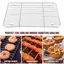 Giá làm mát PYCOU, Cạnh mịn Dễ dàng làm sạch Giá BBQ, Dây dày đặc Giá nướng bánh bằng thép không gỉ Sấy khô