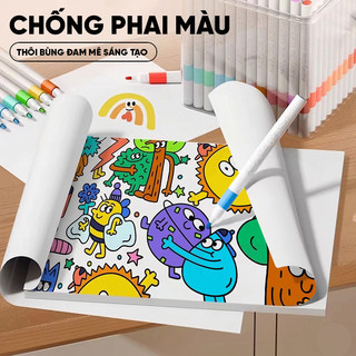Bút Vẽ Markers Màu Acrylic Đa Dạng 12/24/36 Màu - Bút Đánh Dấu Sáng Tạo Cho Học Sinh Vẽ Tranh