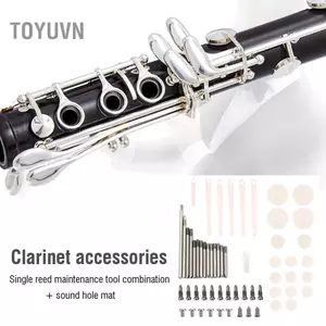 toyuvn ACAGALA Kim loại Clarinet Sửa chữa Bộ phận bảo trì Vít Miếng đệm Bộ công cụ Phụ kiện Clarinet