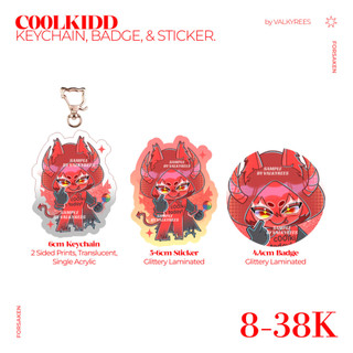 FORSAKEN KEYCHAIN PIN AND STICKER | ROBLOX Ganci Pin Stiker Elliot Chance Mafioso Itrapped C00lkidd 007n7 1x1x1x1 TW