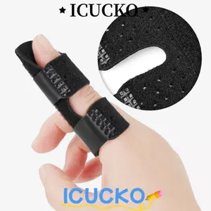 ICUCKO Băng Bảo Vệ Ngón Tay Linh Hoạt Màu Xám, Dây Nhôm Chắc Chắn Với Vải SBR Cao Cấp