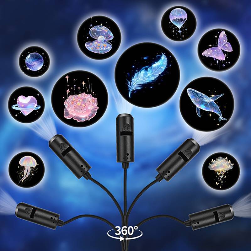 [DPN-t] Đèn chiếu máy chiếu LED USB Night Galaxy Sky Dream Lamp để thư giãn phòng ngủ Phòng trẻ em Ambiance mới
