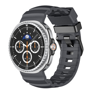 Thích hợp cho Samsung Watch 8 40MM / 44MM Dây đeo hoang dã Galaxy Watch 8 Dây đeo silicon cổ điển