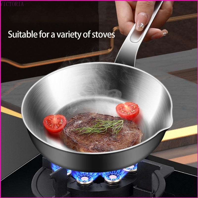 VIC Tiny Saucepan cho trứng Bơ Phân phối nhiệt hiệu quả Chảo tay cầm tiện dụng