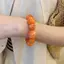 Vòng tay acrylic đính cườm hình vuông, style châu âu - phụ kiện thời trang dành cho nữ