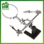 SWEET Giúp dụng cụ cầm tay thứ ba Giá đỡ hàn với kính lúp hàn 5X 2 Kẹp cá sấu Xoay 360 độ Công cụ sửa chữa Adju n