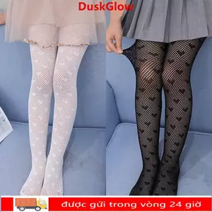 DUSKGLOW Bé Gái Vớ Trang Phục Cung Cấp Độ Đàn Hồi Bé Gái Quà Tặng Hàng Dệt Kim Mềm Mại