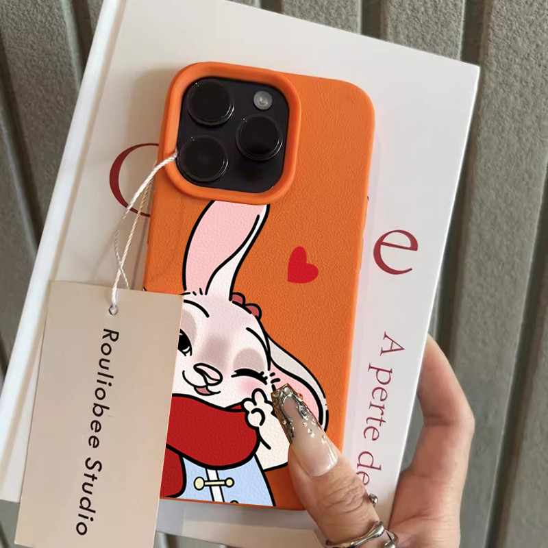 Vỏ Tương Thích Cho Samsung S25 FE S24 S23 Ultra S20 S23 S22 S21 Plus Sĩ Quan Bunny Lichee Họa Tiết Silicon Chống Sốc