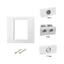 Chất Lượng GODD Truyền Hình Đa Phương Tiện RJ45 F Kết Nối Tấm Tường Dễ Dàng Không Hàn Phích Cắm Trực Tiếp Lắp Đặt Mạng Ổ Cắm Mặt