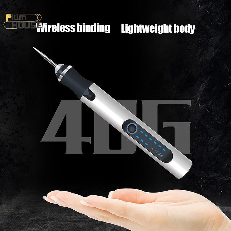 PlumHOUSE Bút Khắc Điện Sạc Khắc Khắc Máy Khoan Trang Sức Thủy Tinh Máy Xay Chế Biến Gỗ Không Dây Dụng Cụ Quay VN