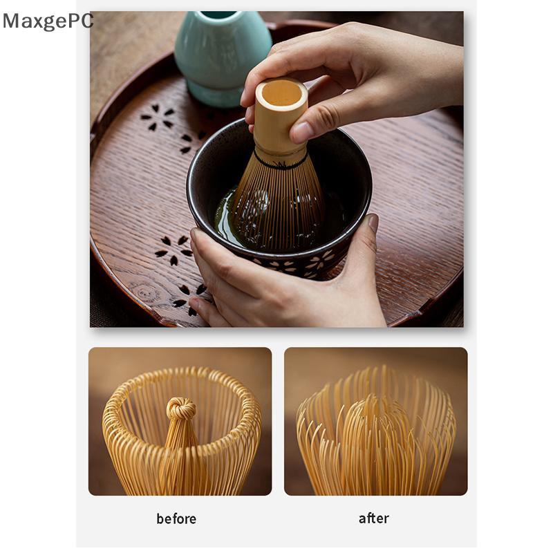 Chổi đánh matcha Nhật Bản Trà Matcha Whisk (Chasen) Trà muỗng muỗng (chashaku) Matcha trà mới