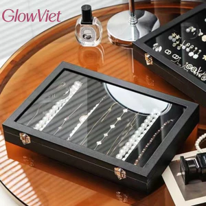 Hộp Bảo Quản Trang Sức Chống Oxy Hóa Cao Cấp - Dung Tích Lớn, Kín Khít, Trong Suốt Quan Sát Dễ, hộp đựng