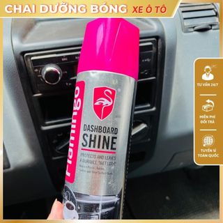 Combo vệ sinh, dưỡng nội thất cho xe ô tô, xe tải Flamingo 650ml dạng bọt