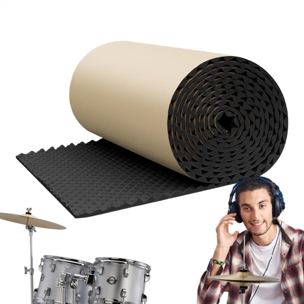Noise Dampening Panels Acoustic Panels Sound Pads Self-Adhesive Sound Proof Padding Fire Resistant Acoustic abrtedvn