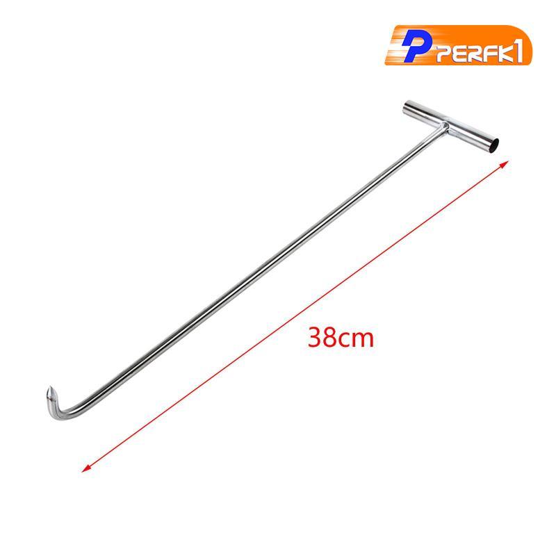 Lỗ Lỗ Móc Dụng Cụ Thép Bền Cán Cửa Nâng Hạng Nặng Cũng Nắp Cửa Bánh Xe Kéo T Móc Đơn Móc Nâng Cửa Móc
