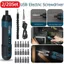 NOTE1 Tuốc nơ vít điện, Máy khoan điện 1300mAh cỡ nhỏ, Mô-men xoắn điều chỉnh có thể sạc lại đa chức năng với công cụ sửa chữa đèn LED Bảo trì tại nhà