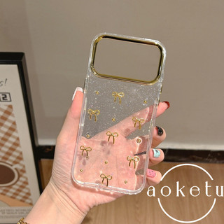 Vỏ mềm hình hoa nhỏ giọt màu vàng Ins thích hợp cho vỏ điện thoại iPhone 17 16promax Apple 15 / 14 / 13 / 12 / 11 niche trong suốt bao gồm vỏ cứng