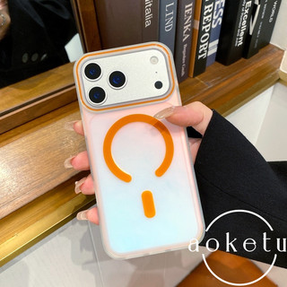 Thích hợp cho vỏ điện thoại Apple 17 Promax vòng hút từ tính laser cực quang đổi màu iPhone 16 cứng 16 / 15 / 14 / 13 bao gồm tất cả vỏ bảo vệ chống rơi