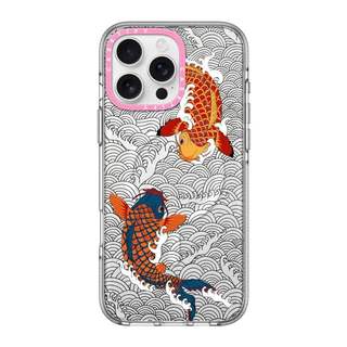 CASECASE X Koi HỒNG CAMERA RING PHIÊN BẢN Tác động Vỏ hút từ tính trong suốt cho iPhone 17 / 16 / 15 / 14 / 13 Pro Max Air với bao bì cao cấp