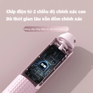 bền bỉ Dây nhảy ĐẾM SỐ [Nâng cấp 6 điểm] không dây giảm cân, bóng to, có calo, đếm vòng, có tạ tập yoga, gym, thể dục