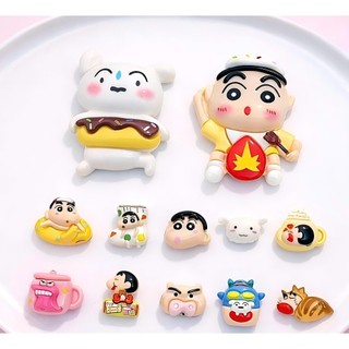 Set Charm Shin Cậu Bé Bút Chì Baby Hóa Trang Cute Nhiều Biểu Cảm Dễ Thương Trang Trí Dép Xinh Xắn Phong Cách Kawaii