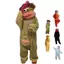 Bộ đồ ngủ có mũ trùm đầu OUSXA, Làm dày kết cấu sang trọng Bộ đồ ngủ Onesie miệng lớn, Bộ đồ ngủ lông cừu san hô mềm mại hoạt hình Unisex