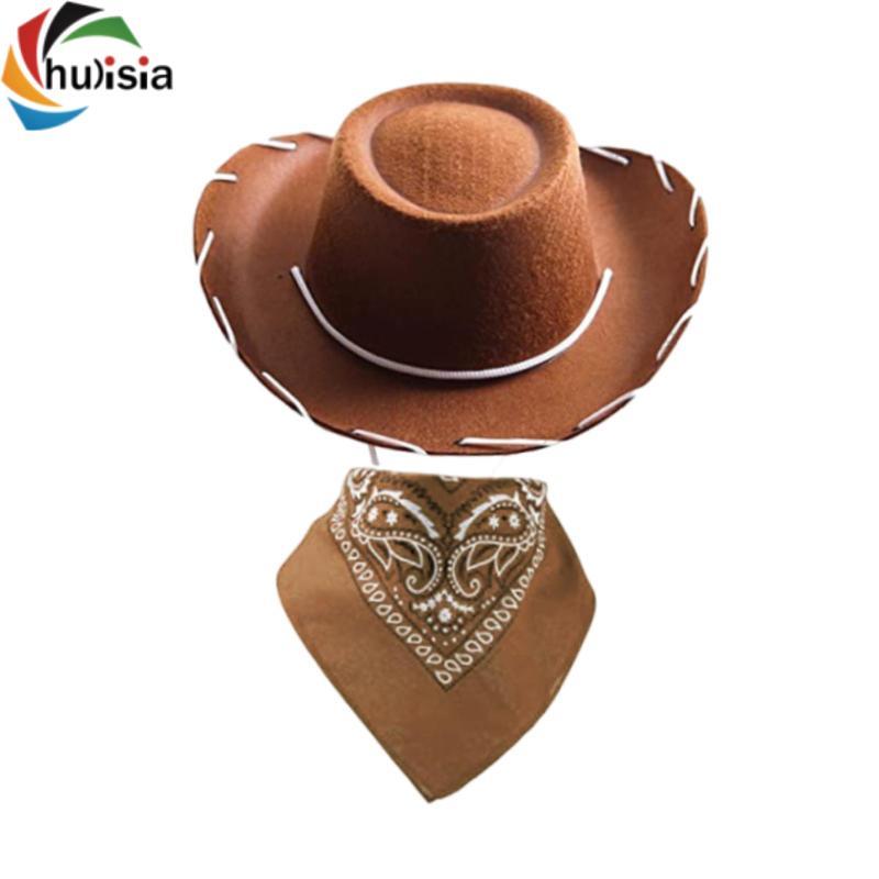 Mũ cao bồi và mũ Bandana cho trẻ em để biểu diễn sân khấu Cosplay Carnival