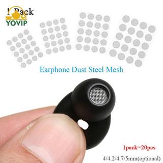 YOVIP 20 Chiếc Tai Nghe Chống Bụi Mạng Lưới Thép 4mm 4.2mm 4.7mm 5mm Phụ Kiện DIY VN