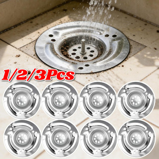1 / 2 / 3 Bộ lọc thoát nước sàn xoáy chống tắc đa năng - Bộ lọc bồn rửa nhà bếp bằng thép không gỉ tròn