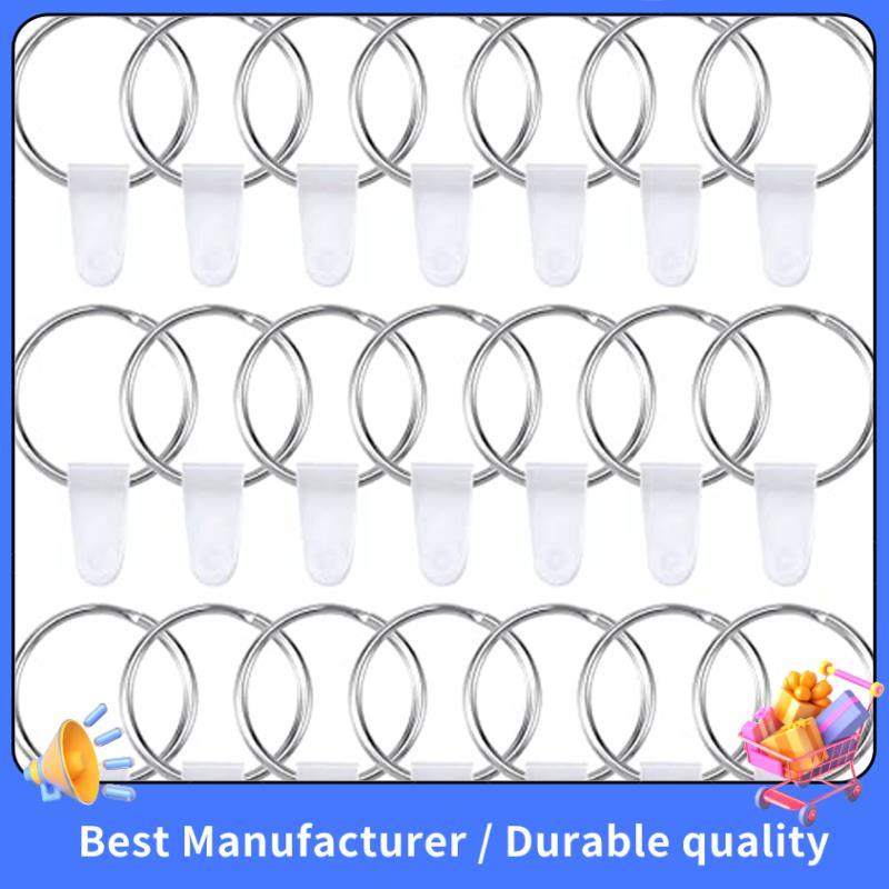 100 Bộ Móc Khóa Nhẫn Thủ Công Vòng Chia Chìa Khóa Trống Nhẫn Chìa Khóa