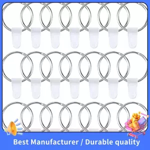 100 Bộ Móc Khóa Nhẫn Thủ Công Vòng Chia Chìa Khóa Trống Nhẫn Chìa Khóa